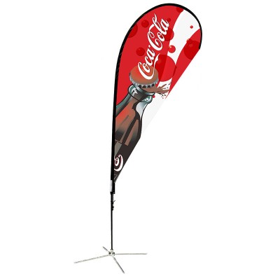 Advertising exhibition outdoor Flying Beach Teardrop Flag