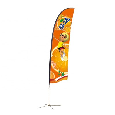 Decorative Outdoor Advertising Feather Flag for Trade Show Display