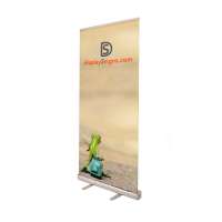 Cheap Aluminum retractable banner  roll up banner display stand